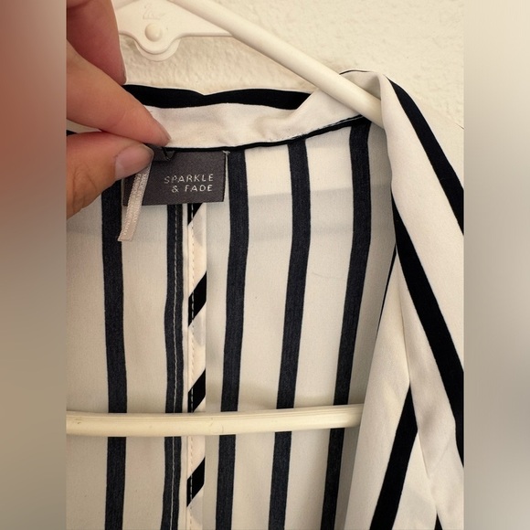 Sparkle & Fade Striped Blazer/Jacket Size L - Picture 3 of 7